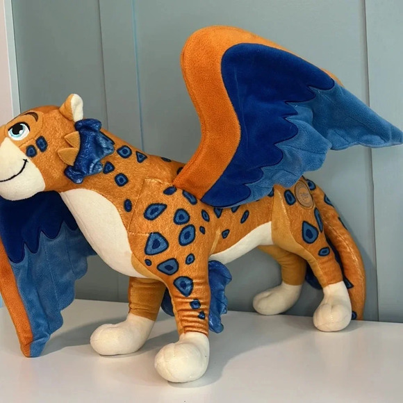 Disney Store Elena Avalor Skylar Jaquin Plush Flying Winged Jaguar. Size 15" - Picture 5 of 14